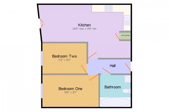 Flat 43, Crecy Court, 10 Lower Lee St, Leicester LE1 3RG 5