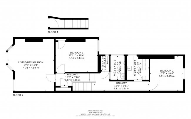 Flat B, 83 Cavendish Road, Clapham, London, SW12 0BN 1
