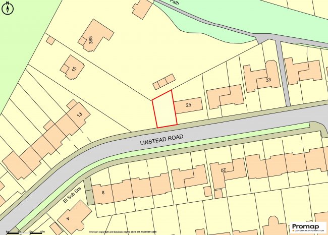 Land to the side of 25 Linstead Road, Farnborough, Hampshire, GU14 9HH 2