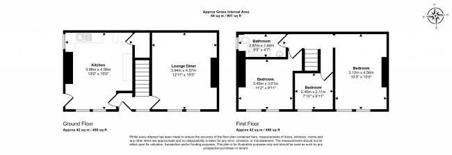 55 and 57 Dacre Street, South Shields, Tyne and Wear, NE33 5QB 1