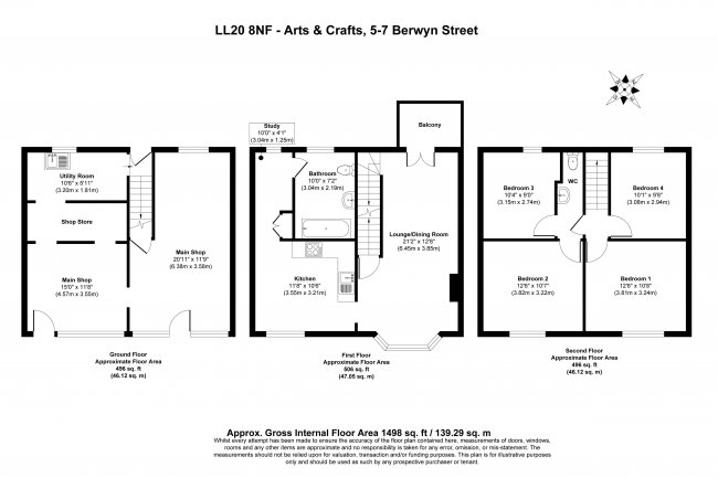 5-7 Berwyn Street, Llangollen, LL20 8NF 1