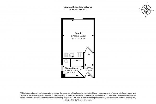 Flat 1, 290 Ewell Road, Surbiton, KT6 7AQ 4