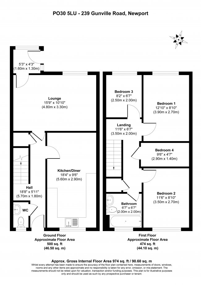 239 Gunville Road, Newport, Isle of Wight, PO30 5LU 2