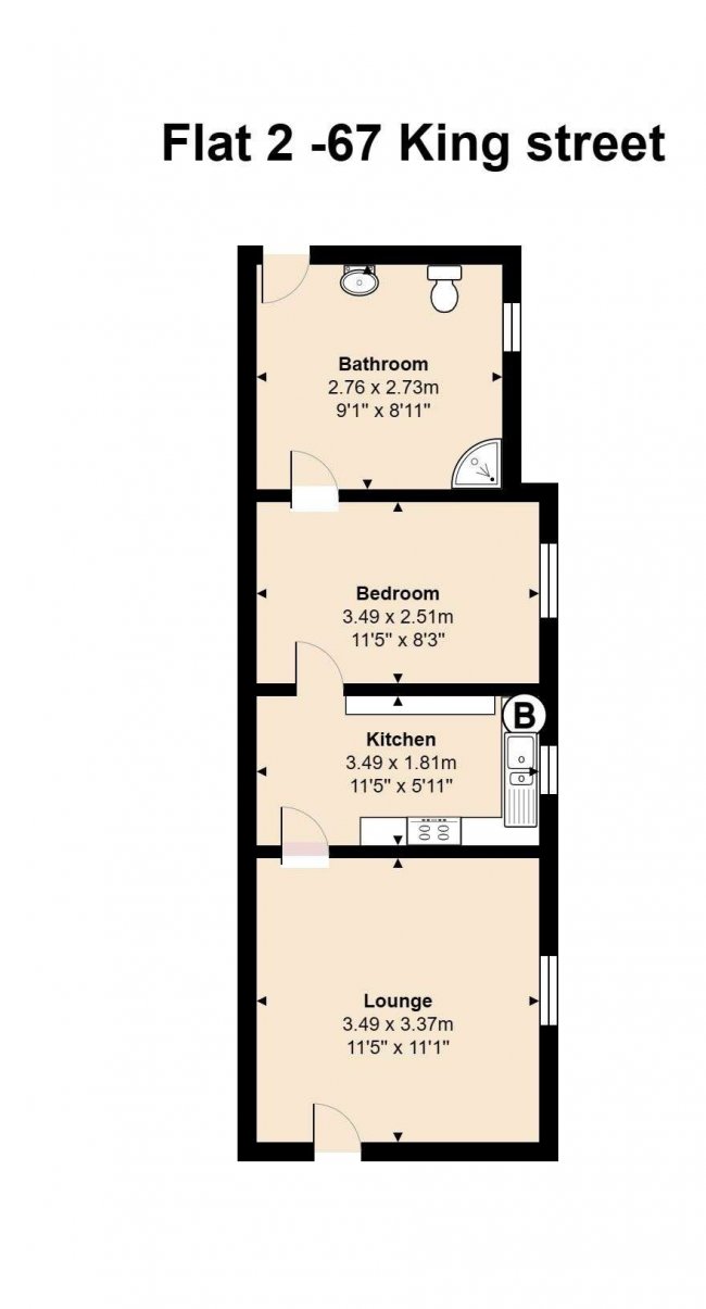 Flat 2, 67 King Street, Southport, Merseyside, PR8 1LG 4