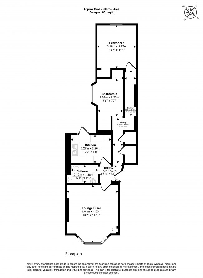 151a Ashmore Road, Queens Park, London W9 3DA 7
