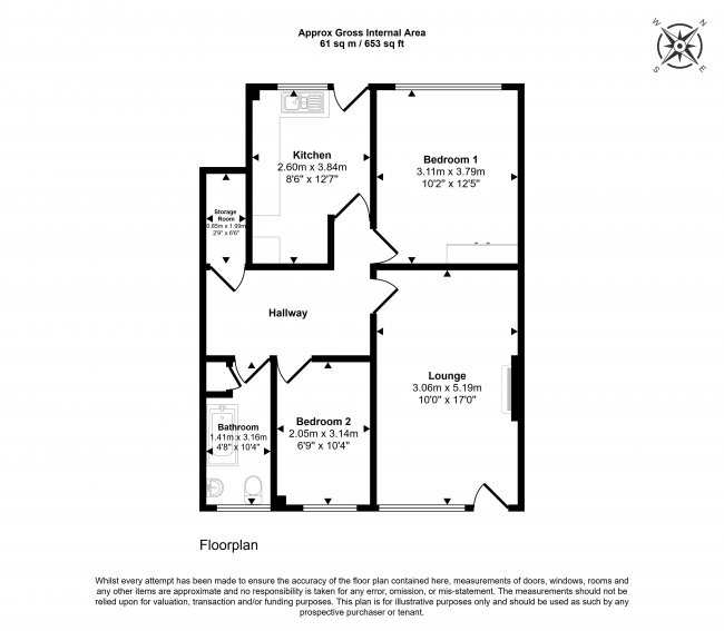 2 Salisbury Court, Querneby Road, Nottingham NG3 5JD 1