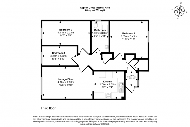 Flat 16 Presentation House, 240 Wick Road, Hackney, London, E9 5DR 7