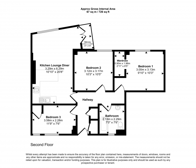 Flat 14, Albert Starr House, Haddonfield Estate, Bush Road, Surrey Quays, London SE8 5AS 1