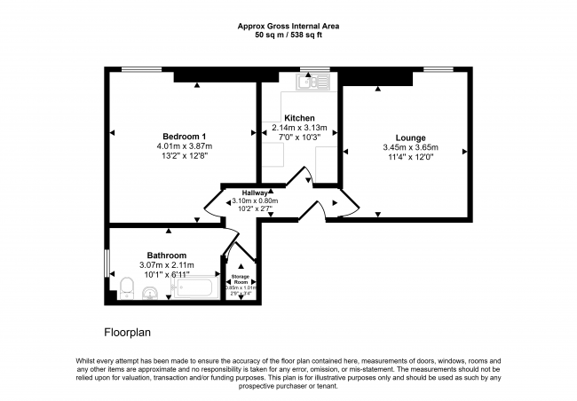 Flat C, 57 Queens Road, Tunbridge Wells, Kent TN4 9NA 9