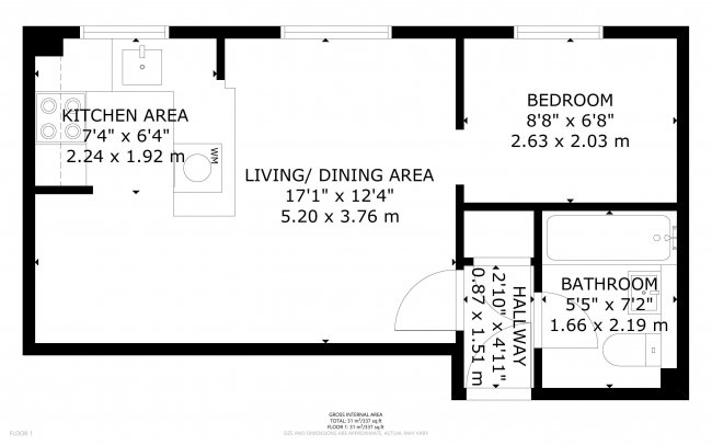 Flat 26 Rowallan Court, Cumberland Place, Catford, London, SE6 1LB 4