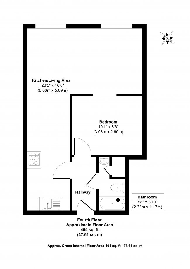 Apartment 54 Stone Gate House, Stone Street, Bradford, West Yorkshire, BD1 4QF 4