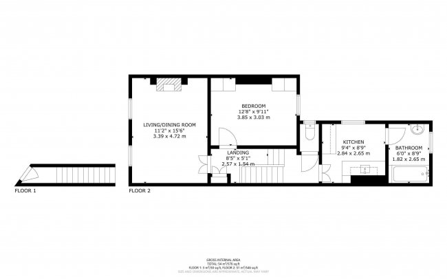 Upper Flat, 53 Grayshott Road, Battersea, London, SW11 5TS 3