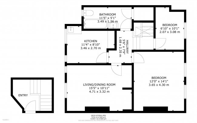 Flat C, 3 Dunsmure Road, Hackney, London, N16 5PU 2