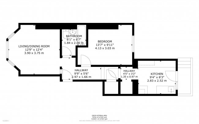 Flat B, 8 Cherington Road, Hanwell, London, W7 3HJ 3