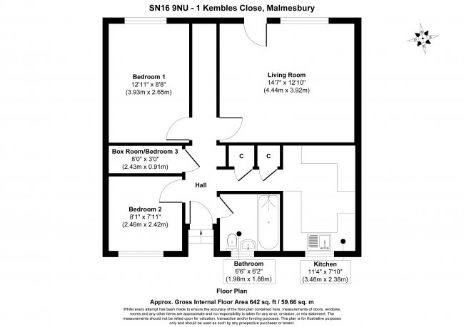 1 Kembles Close, Malmesbury, Wiltshire, SN16 9NU 2
