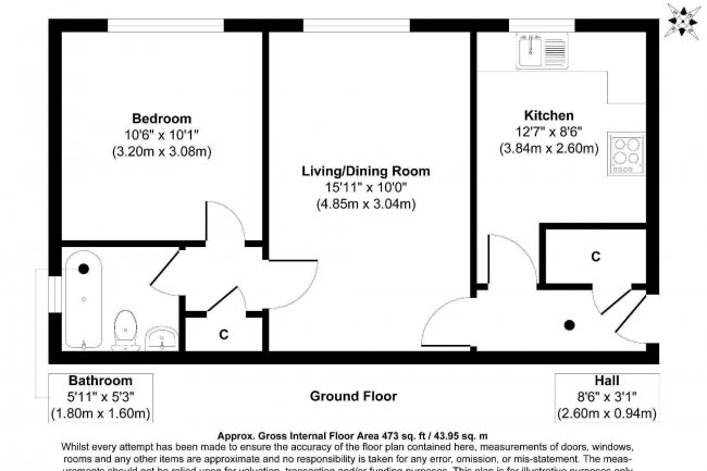 Flat 8, Swan House, Hillmead, Shepton Mallet BA4 5EZ 2