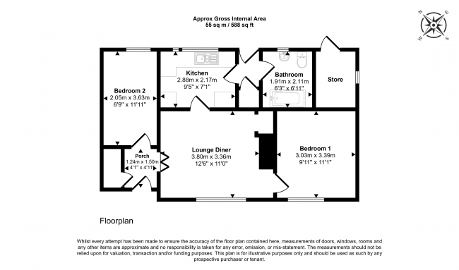 1 Audley Cottages, Abbots Ripton, Huntingdon, 
Cambridgeshire, PE28 2PA 1