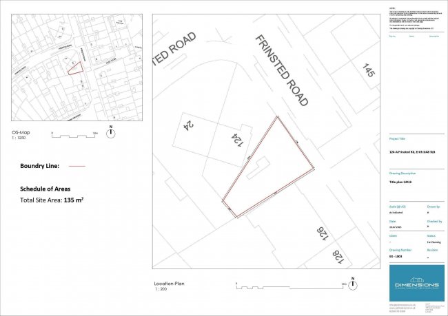 Land to the side of 124 Frinsted Road, Erith, Kent, DA8 3LB 3