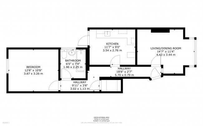 Flat 1, 75 Regina Road, Southall, UB2 5PW 3