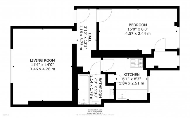 Flat 80, Kingsley Flats, Old Kent Road, Bermondsey, London, SE1 5UR 8