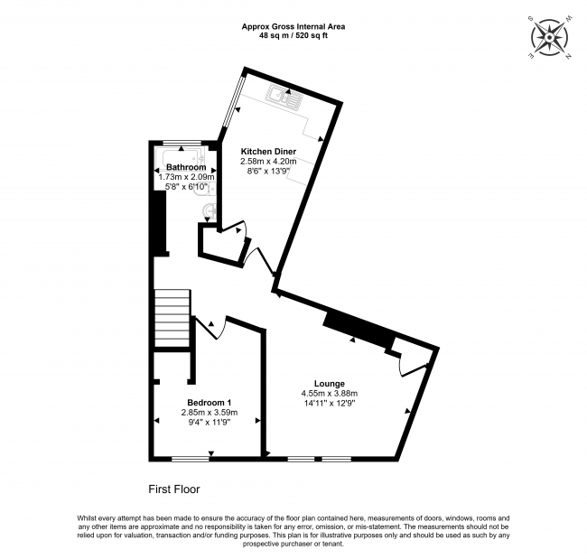 90 & 90A Rawling Road, Gateshead, Tyne and Wear NE8 4QR 6
