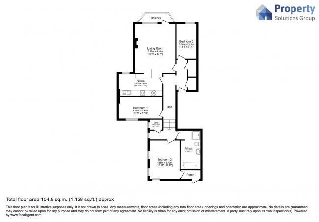 Flat 3, 1 Belvedere Road, Scarborough, YO11 2UU 56