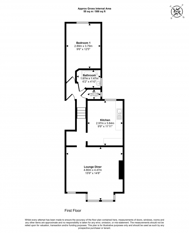 Flat B, 80 Charteris Road, Brent, London NW6 7EX 4