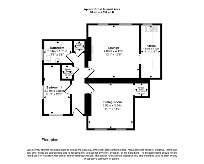 Flat 1 Overcourt, Stonepound, Keymer Road, Hassocks, West Sussex, BN6 8JR 3