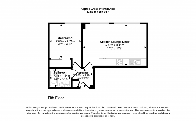 Flat 8 City View Apartments, 29A Saffron Hill, London EC1N 8AG 8