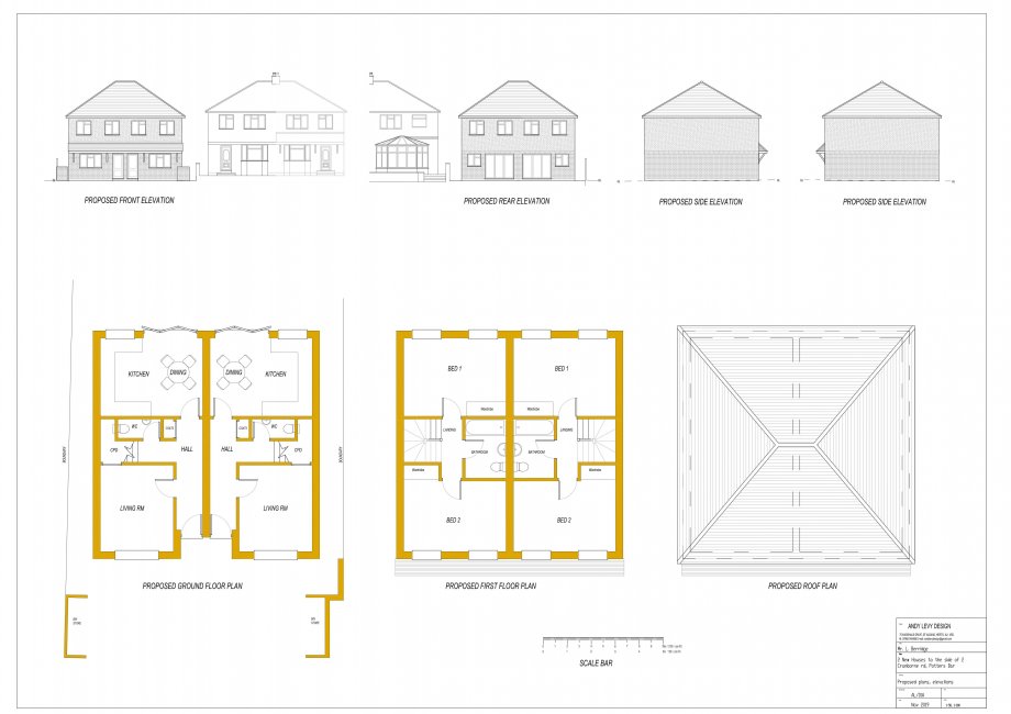 Site adjacent to 2 Cranborne Road, Potters Bar, Hertfordshire EN6 3AH 6