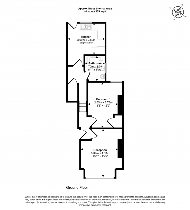 Flat A, 42 Rathcoole Gardens, Hornsey, London, N8 9NB 36