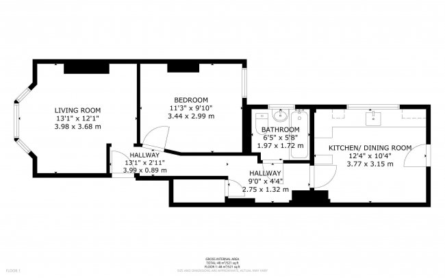 Flat A, 52 Ernald Avenue, East Ham, London, E6 3AL 1