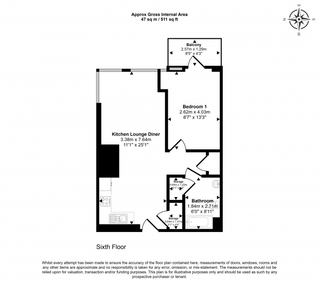 Flat 92 Green Dragon House, 64-70 High Street, Croydon, CR0 1FT 1