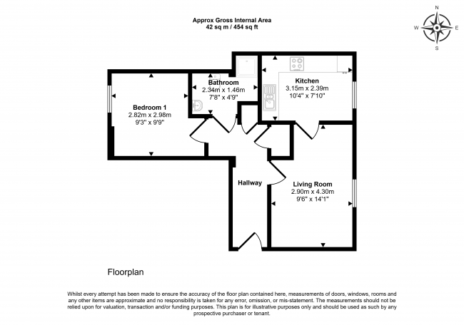 Flat 4, 2 Park Place, Knaresborough, North Yorkshire, HG5 0ER 9
