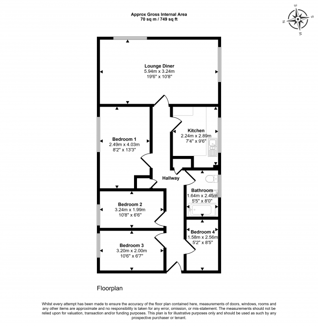 Flat 19, Benwell Close, Benwell Grange, Newcastle Upon Tyne, Tyne and Wear, NE15 6RG 7
