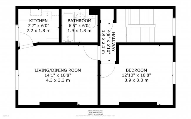 58C Colvestone Crescent, Hackney, London, E8 2LH 2