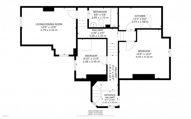 Flat C, 1 Linthorpe Road, Stamford Hill, London, N16 5RE 10