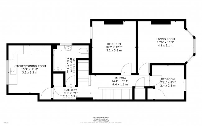 First Floor Flat, 8 Wycliffe Road, Wimbledon, London, SW19 1ER 1