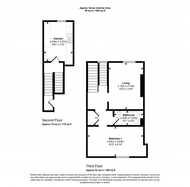 Flat 3, 51 York Road, Hove, East Sussex, BN3 1DJ 10