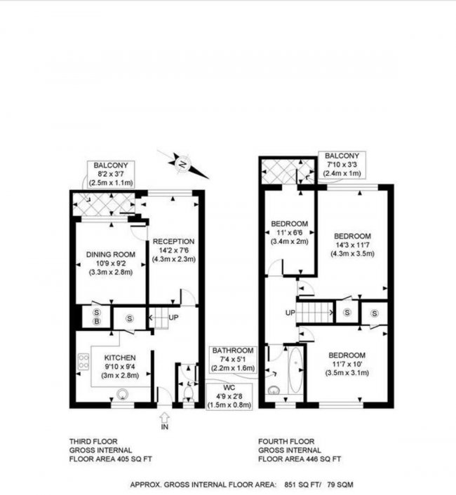 Flat 48 Warnham House, Upper Tulse Hill, Brixton, London, SW2 2SA 4