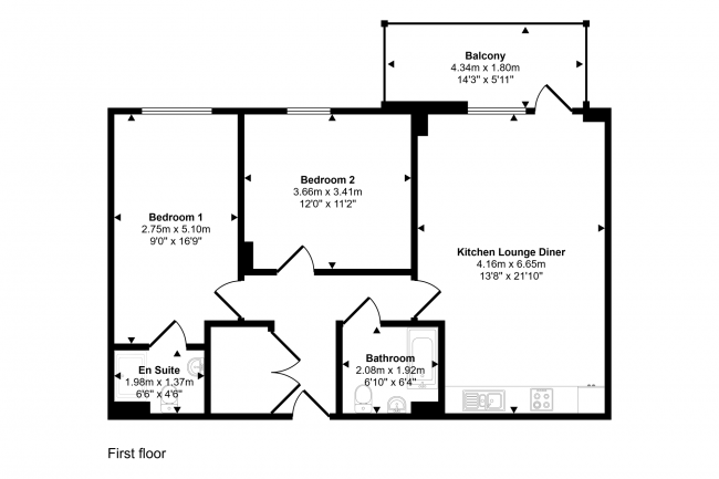 Flat 4, Denman House, 1 New Road, Feltham TW14 9AJ 10