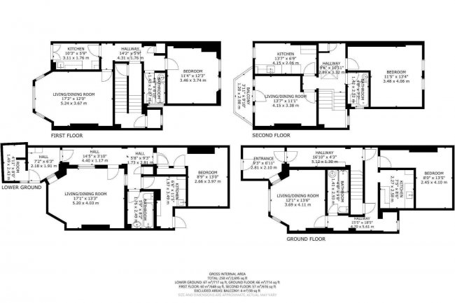 Flats A-D, 78 Comeragh Road, London W14 9HR 72