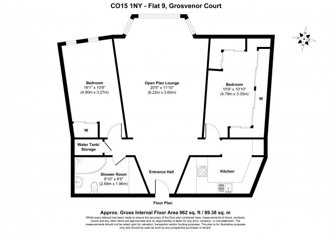 Flat 9 Grosvenor Court, 1 Rosemary Road, Clacton -On-Sea CO15 1NY 3