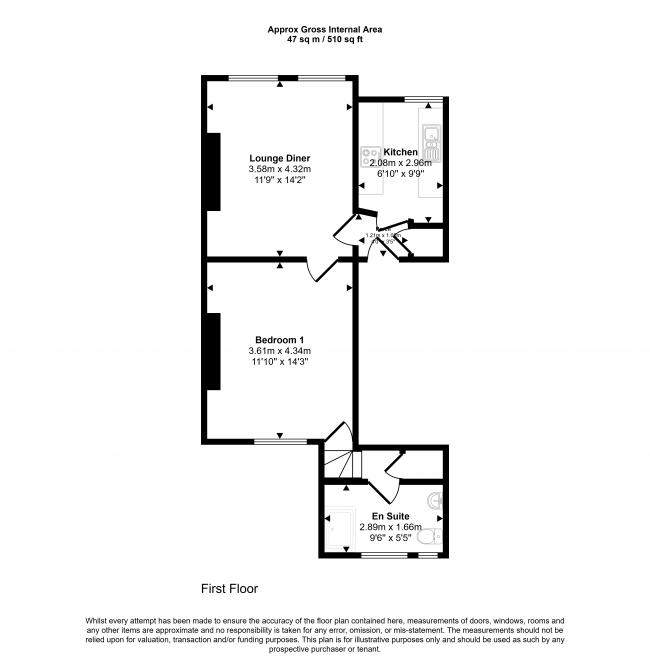 Flat 2, 45 Windsor Road, Ealing, London W5 3UP 8