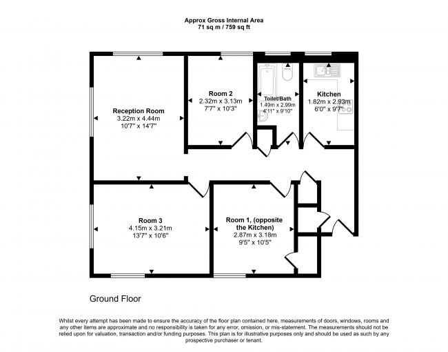 Flat 1 Selhurst New Court, Selhurst New Road, Norwood, London SE25 5PT 8