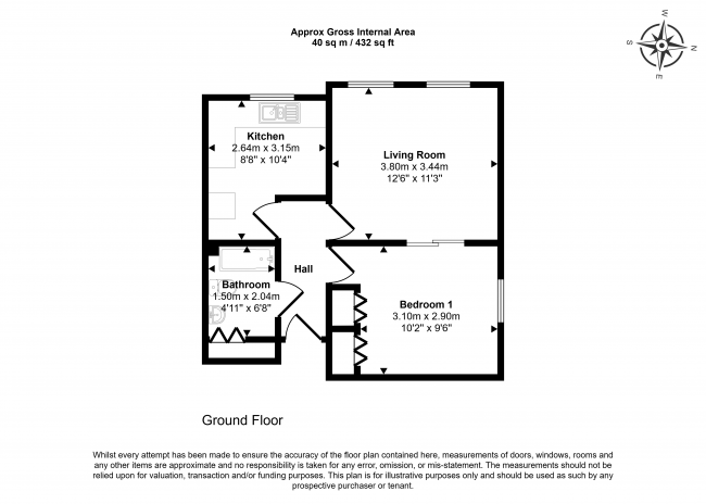 Flat 1 Park View, Durrants Road, Rowlands Castle, PO9 6BE 5