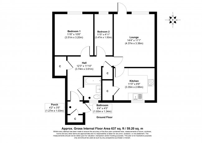 1 Miniott Walk, Hemlington, Cleveland, TS8 9NA 1