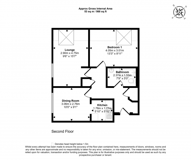 Flat 49 Quartercroft, Pyramid Close, Weston Favell, Northampton NN3 8DP 6