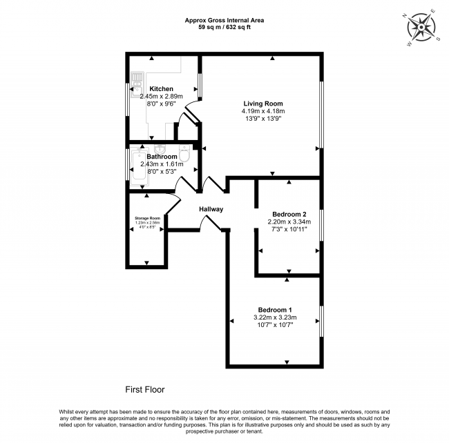 Flat 28 Bodmin Court, Bellamy Road, Mansfield, NG18 4QA 5