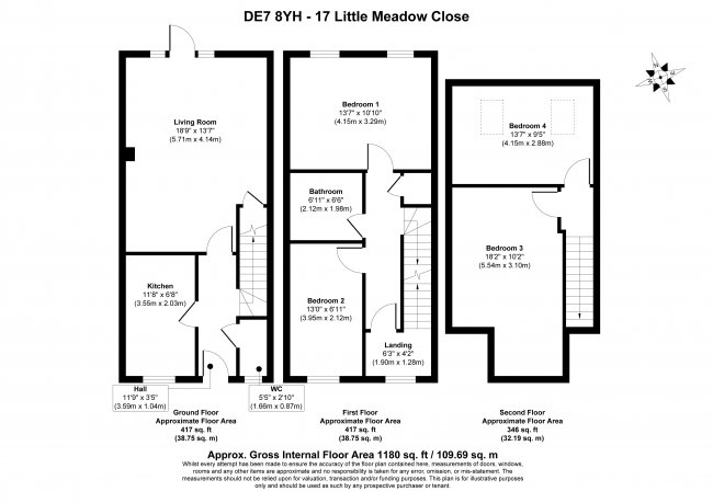 17 Little Meadow Close, Ilkeston, Derbyshire, DE7 8YH 5